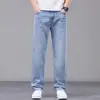 Novedad Primavera Verano 2026 Jeans Elásticos Holgados Rectos Ajustados para Hombre Pantalones Casuales para Hombre Moda Tendencia