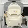 Mochila Estilo Universitario Energética con Estampado de Postres para Estudiantes, Estilo Dulce para Clases en el Campus, Vacaciones y Ocio