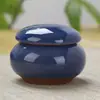 Nuevo Mini Tarro de Cerámica para Té, Tarro de Lipstick Rouge, Tarro Pequeño Sellado para Medicamentos, Tarro Tradicional para Bálsamo Labial, Botella de Polvos Cosméticos