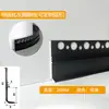 Rodapié Empotrado de Aleación de Aluminio con Yeso Pre-Empotrado, Zoclo de Piso en Forma de L, Rodapié Metálico Empotrado Invisible Oculto en Forma de H
