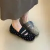 Sapatos Mary Jane de salto alto estilo francês para ballet feminino, nova coleção de outono, perfeitos para combinar com saias, sapatos de festa, mocassins