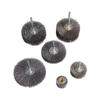 Rueda de Estampado de Alambre de Acero, Varilla de Alambre Recubierta de Cobre, Eliminación de Óxido, Tratamiento de Superficie, Cepillo de Limpieza para Taladro Eléctrico, Cepillo Negro Pulidor, Cepillo Desbarbador