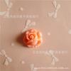 Acessórios de resina ecológicos em relevo DIY acessórios feitos à mão rosa vintage 15mm