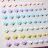 Perla de Imitación Color Macarrón Corazón Rosa Joyería para Uñas Accesorios para Uñas Portátiles Funda para Teléfono Celular Accesorios Pequeños DIY