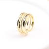 Anillo de dedo Sun Cloud con personalidad europea y americana, edición ancha, estilo retro, apertura de viento medio y frío, para mujer, lote mixto
