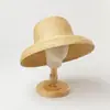 Primavera e verão infantil Nova cúpula Caimento beirais de palha Chapéu Guarda-sol ao ar livre Protetor solar Palco Show Chapéu de palha vintage