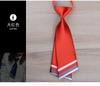 Gravata curta JK tie tie curto Feminina estilo faculdade britânica em estoque cor sólida profissional Seda estudante gravata pequena