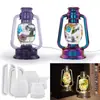 Pegamento de Cristal Resina Lámpara de Queroseno Estilo Camping Lámpara de Noche Lámpara de Mesita de Noche Molde de Silicona Espejo Ruihe
