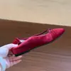 Zapatos Planos de Ballet para Mujer 2026 Nuevos, Retro, Tacón Oculto, Punta Cuadrada, Lazo, Deslizables, Versátiles, Terciopelo Suave