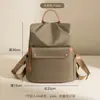 Bolsa de Ombro Dupla Transfronteiriça Nylon Casual para Viagem Leve para Computador Mochila Bolsa Escolar para Ensino Fundamental, Médio e Universitário Atacado