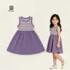 Nuevo Vestido Floral para Niñas Coreanas 2026, Vestido de Princesa para Primavera y Otoño, Vestido Elegante de Manga Larga para Niños, Venta al por Mayor