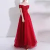 Vestido de Noite Azul de Um Ombro para Mulheres, Alto Padrão, Luxo Acessível, Nicho, Elegante para Anfitriã de Banquete, Estilo Princesa Vestido de Festa Anual