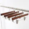 Perchas de Madera para Pantalones para Ropa de Hombre y Mujer, Especializadas para Tiendas de Ropa para Adultos, Pinzas Vintage para Faldas, Perchas de Madera Maciza Fuertes Antideslizantes para Pantalones