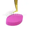 5 por pacote de uma flor de cílios de floração de um segundo esponja para cílios em formato de olho flor de cílios para exercícios de cílios postiços abrir