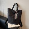 Bolsa de Tela de Comercio Exterior para Mujer de Gran Capacidad 2025 Nueva Bolsa Tote de Hombro de Verano Mochila Casual Pequeña Multifuncional