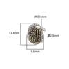 Plata de ley S925 Tailandia cinco escrituras Buda colgante colgante lateral escrituras colgante pulsera colgante accesorios