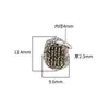 Plata de Ley S925 Amuleto Budista Tailandés de Cinco Sutras Colgante Pequeño Colgante de Escritura Colgante Lateral Accesorio para Pulsera Adorno Pequeño