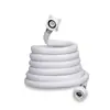 Tubo de extensión de entrada de agua para lavadora automática universal manguera de extensión de tubería superior de agua de PVC con cabeza de acero