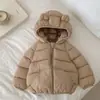 Nueva Chaqueta Ligera de Algodón para Niños Abrigo Corto de Algodón para Niñas con Capucha Ropa de Algodón para Bebés y Niños Pequeños Ropa Exterior Elegante para Niños Otoño Invierno