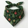 Bandana Cuadros de Dulces Navideños para Mascotas Bufanda para Perro Personalizada Babero Fuente de Regalo Procesamiento al por Mayor de Fábrica