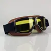 Gafas de Motocicleta Vintage en Stock para Crucero, Paseo, Scooter, Todoterreno, A Prueba de Viento, A Prueba de Arena para Motociclista