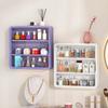 Estante Cosmético de Pared Estante de Almacenamiento para Cuidado de la Piel de Pared para Baño Caja de Almacenamiento para Perfumes y Labiales para Dormitorio
