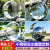 Escultura de fuente de agua de acero inoxidable con acabado espejo, fuente de agua paisajística a medida de fábrica para exteriores en plazas inmobiliarias grandes