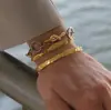 Pulseras de Acero Inoxidable Europeas y Americanas Jieding, Pulseras que No se Desvanecen, Joyería de Mano Popular Transfronteriza, Joyería de Acero de Titanio, Regalo para el Día de la Madre para Mujeres