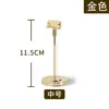 Soporte Metálico para Menú Exhibidor de Menú Vertical Señal de Agua Clip para Etiqueta de Mesa Soporte para Tarjeta de Mesa Acero Inoxidable Buffet Mano