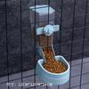 Bebedouro Automático Pendurado para Gatos, Comedouro de Água para Cachorros, Garrafa de Água Pendurada Fixa para Gaiolas de Gatos, Suprimentos para Animais de Estimação