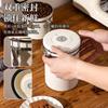 Contenedor de Café de Acero Inoxidable 304 Recipiente Sellado para Granos de Café con Válvula de Liberación de Aire para Uso Doméstico, Tarro de Almacenamiento con Cuchara Medidora, A Prueba de Humedad