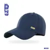 Fabricante de alta calidad de gorras de béisbol de gamuza con logo personalizado, gorra cálida, a prueba de viento, de ala dura para tallas de cabeza grandes, unisex