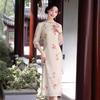 Nuevos Vestidos Qipao de Estilo Chino para Niñas y a Juego Madre-Hija 2026 Nuevos Vestidos Mejorados de Otoño para Niños Estilo Chino de Moda Madre-Hija