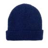 Otoño e Invierno Exterior Sombreros de Punto para Hombre y Mujer Jacquard Waffle Sombrero de Lana Protección para las Orejas Cálido Sin Ala Sombrero Frío Estilo Transfronterizo