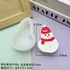 Molde de Silicone Fofo de Rena de Natal para Sobremesa, Assar Chocolate, Mousse Francês, Bolo, Pirulito, Sabonete