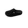 Zapatos Casuales Retro de Lunares con Suela Gruesa, Medio Abiertos para Mujer 2026 Nuevo Otoño Versátiles Estilo Francés Plataforma Exterior Zapatillas de Punta Cerrada
