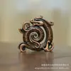 Suporte de Incenso Transfronteiriço Estilo Chinês com Padrão de Dragão de Cobre, Base de Incenso de Alta Qualidade, Bandeja de Incenso para Casa, Queimador de Incenso, Ornamento de Suporte de Incenso