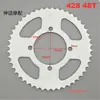 Piñón de Cadena para Motocicleta, Go-Kart, Accesorios para ATV, Piñón de Cadena para Vehículo Todoterreno Colección de Platos 420 # 428 y Engranajes 428