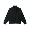 Chamarra con Cuello Alto Estilo Callejero Americano ORIGTEEN para Hombre, Primavera y Otoño, Corte Holgado, Algodón Puro, Abrigo de Trabajo JK8016