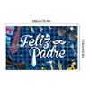 Tecido de Fundo para o Dia dos Pais da Amazon Decoração de Festa Banner Tecido para Pendurar Atmosfera para Pendurar em Ambientes Internos e Externos Bandeira Cruzada