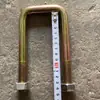 Arado hidráulico de volteo para tractor, arado de barra, rotocultivador, arado de subsuelo, clip en forma de U, abrazadera fija, surcador de disco