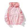 Chaqueta ligera de protección solar de verano para hombres y mujeres, estilo pareja, transpirable, colorida, fina, estilo astronauta, versión coreana de moda, prenda exterior elegante y genial