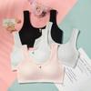 Ropa interior de desarrollo para niñas, algodón puro, chaleco para estudiante, sujetador para estudiante de secundaria, ropa interior desmontable