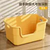Caixa de Areia para Gatos Extra Grande Anti-respingo Banheiro para Gatos Extra Grande Desodorante Caixa de Areia Aberta para Gatos Enorme Caixa para Fezes de Gatinhos