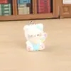 Pingente Fofo de Gatinho Flocado 3D para Chaveiro Artesanal DIY, Corrente de Celular, Fivela de Bolsa, Acessórios de Carro