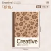 Cuaderno de Cuatro Estaciones Tapa Blanda Diario Encuadernación Inalámbrica Encuadernación con Pegamento Cuaderno Suministros Simples para Oficina