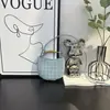 Bolso de Sardina de Diseño de Nicho 2025 Nuevo Bolso de Mano Tejido de Moda Casual Mini Bolso Cruzado de Hombro W