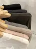 Camiseta Tencel Branca Gola Redonda Manga Curta Feminina Verão Fina High-End Solta Emagrecimento Tecido Gaze Roupa de Fora