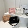 Bolsa Nueva de Gran Capacidad 2026, Bolso de Hombro con Lazo Bordado Estilo Coreano, Bolso de Moda con Cadena Casual para Viajes Diarios con Estilo