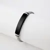 Pulsera Popular de Acero Inoxidable Trenzado de Amazon Estilo Punk con Logo Grabado Láser para Hombres